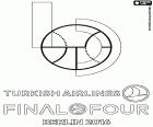 The Final Four Berlin 2016 Basketball Euroleague logo. From 13 to May 15, 2016 in the Mercedes-Benz Arena, Berlin, Germany. Semi-finals matches are Fenerbahce of Istanbul versus Laboral Kutxa of Vitoria - Gasteiz and CSKA Moscow versus Lokomotiv Kuban