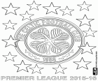 Celtic FC, Glasgow Celtic, champion of the Scottish Premiership 2015-2016, the scottish football main league. This is the fifth consecutive championship and the number 47 in its history