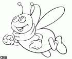 The fly Puck is a character from Maya the bee