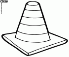 A traffic cone for safety signaling on road