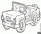 The off-road vehicles such as jeeps also circulate on the road