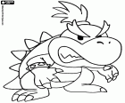 Bowser Jr. or Koopa Jr., a character from the video games of Mario