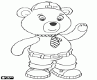 Master Tubby Bear, the teddy bear who is neighbour of Noddy, the son of the Mr and Mrs Tubby Bear