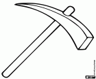 The pick is an indispensable tool for the work in the mine