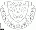 Badge of WKS Śląsk Wrocław, football club of Wroclaw, city of Poland