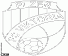 Logo of FC Viktoria Plzeň, football club of the city of Pilsen, Czech Republic