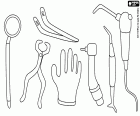The work instruments of dentist