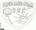 Logo of the StadiumRacingColmar, also known as SRC or SR Colmar, football club based in Colmar, city of Alsace, France