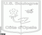 Emblem of Union Sportive de Boulogne Côte d'Opale, US Boulogne, football club from Boulogne-sur-Mer, town of the Pas de Calais in the north of France
