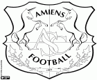 Logo of Amiens Sporting Club, football club based in Amiens, city of Picardy in the north of France