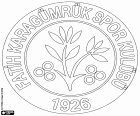 Shield of Fatih Karagümrük Spor Kulübü, football club based in the neighbourhood of Karagümrük in the District of Fatih, Istanbul, Turkey's most populous and largest city