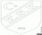 Logo of Karşıyaka Spor Kulübü, sports club of Karşıyaka, district in the city of İzmir, large turkish city located on the western extremity of Anatolia