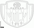 Shield of Makina Kimya Endüstrisi Ankaragücü, MKE Ankaragücü, football club with headquarters in Ankara, the capital of the Republic of Turkey