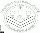 Logo of Tours Football Club, football club with headquarters in Tours, city in the centre-west of France and capital of the Indre-et-Loire department