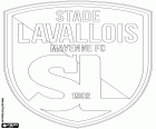 Emblem of Stade Lavallois Mayenne Football Club, football club of Laval, city in western of France and capital of the Mayenne department