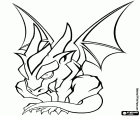 Gargoyle, a mythical dragon, a imaginary being to drive away to the demons. During the day it is a stone sculpture that comes to life at night
