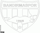 Logo of Bandırmaspor, football club with headquarters in Bandırma, city of the northwest of Turkey in the region of the Marmara, the most populated region of the country