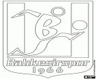Shield of Balikesirspor Kulübü Derneği, sports club from the city of Balıkesir, capital of the province with the same name in the region of Marmara, in the western Anatolia
