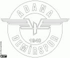 Logo of Adana Demir Spor Kulübü, Adana Demirspor, sports club of Adana, capital of the province with the same name, large city with river port in the south of Anatolia. Adana is the fifth most populous city of Turkey, located near the Mediterranean Sea