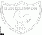 Emblem of Denizlispor Kulübü, sports club based in Denizli, city of the Aegean region, capital of the Denizli province in southwest Anatolia, Turkey