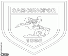 Logo of Samsunspor Kulübü Derneği, football club of Samsun, city with a large port in the Black Sea, capital of the Samsun province on the north coast of Turkey