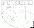 Badge of Football Club de Metz, football club based in the city of Metz in northeastern France. Metz was the capital of Lorraine, the ancient region, nowadays is the capital of the Moselle Department