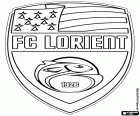 Logo of Football Club Lorient-Bretagne Sud, football club based in Lorient, port city of the Brittany, in northwest of France
