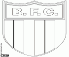 Badge of Botafogo Futebol Clube, Botafogo of Ribeirão Preto, football club with headquarters in this city of the interior of São Paulo State, Brazil