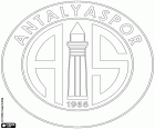 Emblem of Antalyaspor Kulübü, football club based in Antalya, city located on the Mediterranean coast of southwestern Turkey and capital of the province with the same name