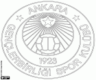 Shield of Gençlerbirliği Spor Kulübü, football club based in Ankara, city located in the Anatolia Central region, capital of the eponymous province and Turkey's capital