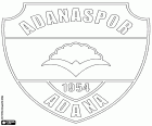 Emblem of Adana Spor Kulübü, Adanaspor, football club based in Adana, large city of southern Anatolia and capital of Adana province