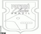 Badge of Paraná Clube, football club with headquarters in the city of Curitiba, capital of the Paraná State in the Southern Region of Brazil