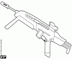 A battle rifle of longer range, a lethal automatic weapon