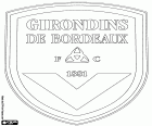 Logo of Football Club des Girondins de Bordeaux, football club with headquarters in Bordeaux, city of the southwest of France and capital of the Aquitaine region