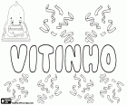 Vitinho, male first name in Portuguese, diminutive of Vítor, Victor