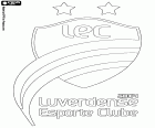 Badge of Luverdense Esporte Clube, football club based in Lucas do Rio Verde, municipality of the Mato Grosso State in the Central-West region of Brazil