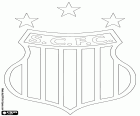 Shield of Sampaio Corrêa Futebol Clube, football club of São Luís, city located on the Atlantic island Ilha de São Luís, and capital of the Maranhão State in the northeast of Brazil