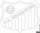 Badge of Clube Atlético Bragantino, football club based in Bragança Paulista, city of the São Paulo State, in the southeast region of Brazil