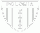 Badge of Klub Sportowy Polonia Bytom, football club based in Bytom, city that is part of the Katowice metropolitan area, in the Silesian Voivodeship, in southern Poland