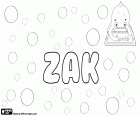 Zak, variant of Zac, Zack and Zach, name for boy in English, diminutives of Hebrew origin name as Zachariah or Zachary, a male name popular in Malta