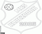 Shield of Miejski Klub Sportowy Kluczborku, football club based in Kluczbork, city in southwest of Poland, in the Opole Voivodeship