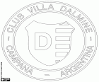 Badge of Club Villa Dálmine, football club based in Dalmine, district of the city of Campana, in the Buenos Aires province