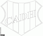 Shield of Club Atlético Douglas Haig, football club based in Pergamino, city of the Argentine Province of Buenos Aires