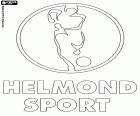 Logo of Helmond Sport, football club based in Helmond, city in the south of Holland, in the province of North Brabant