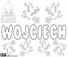 Wojciech, Polish name for boy with variants as Wojtek, Wojtuś and Wojcio among others