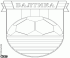 Badge of FK Baltika Kaliningrad, football club with headquarters in Kaliningrad, port city at the mouth of the river Pregel to the Baltic Sea and capital of the Kaliningrad oblast, enclave isolated of the rest of Russian territory