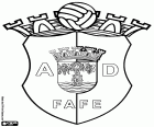 Emblem of Associação Desportiva de Fafe, AD Fafe, football club based in Fafe, city of the northwest of Portugal, in the District of Braga
