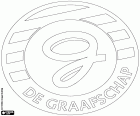 Shield of VBV De Graafschap, Vereniging Betaald Voetbal De Graafschap, football club based in Doetinchem, city in the east of the Netherlands, in the Gelderland province