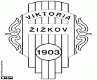 Emblem of FK Viktoria Žižkov, football club based in Žižkov, a former independent municipality and from 1920 is a district of Prague, the capital of the Czech Republic
