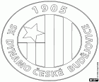 Badge of SK Dynamo Česke Budějovice, football club based in Česke Budějovice, city in the south of the Czech Republic and the capital of the South Bohemian Region